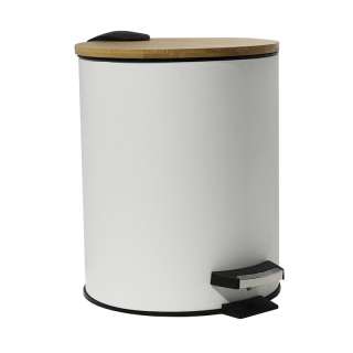 Bamboo metalna kanta White 5l 