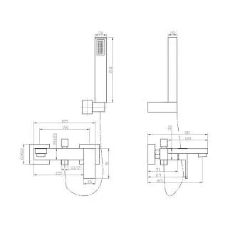 Quadro baterija za kadu ST1051 