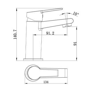 Baterija za lavabo ST2592 