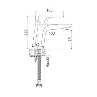 Baterija za lavabo ST2612B 