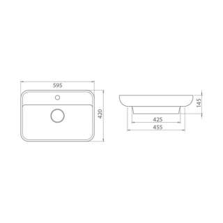 Lal lavabo 60cm 72700U 