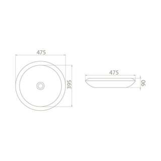 More lavabo 48cm 75200U 