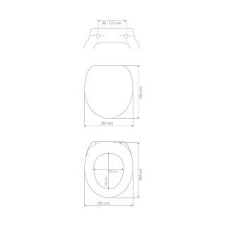 Terrazzo WC daska termoplast 