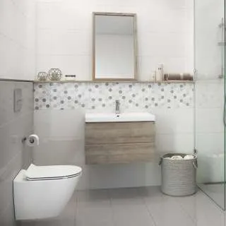Nature White Glossy PS500 29.7x60cm 