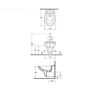 Avance konzolni bide W803 