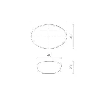 Panama nadgradni lavabo 