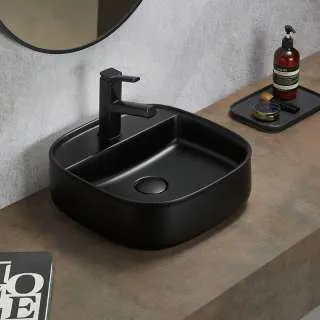 Kan Black nadgradni lavabo 