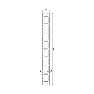 WPC deking Light Grey 290x25 