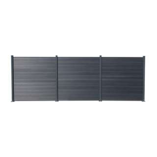 WPC daska za ogradu Dark Grey 179x15 
