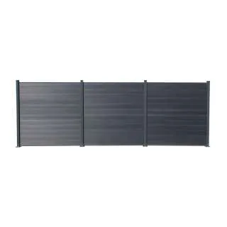 WPC daska za ogradu Dark Grey 179x15 