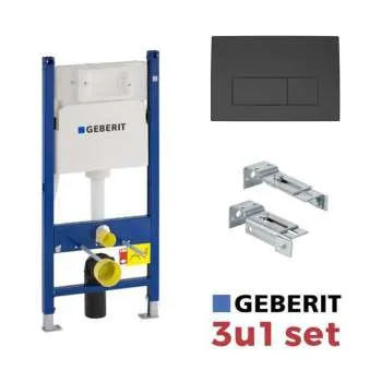 Geberit Duofix Delta 50 Basic set crna tipka 