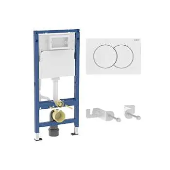 Geberit Duofix Delta 01 Basic set bela tipka 