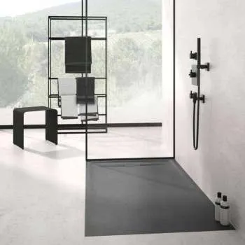 Sestra tuš kada 140x90 Grafit 