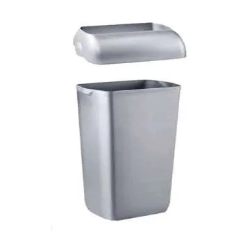Podna kanta sa poklopcem 23l satinirana 