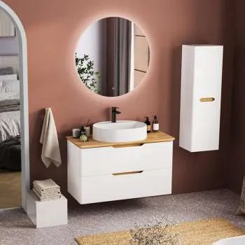 Belen ormarić za lavabo White Solid 100cm 