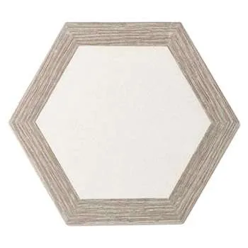Inwood Hexagon Taupe 25.8x29cm 