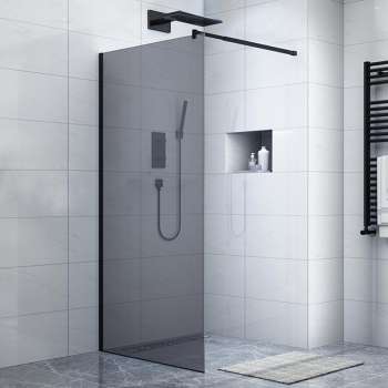 Tuš stena Una Black 90 