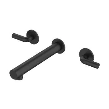 Azure ugradna baterija za lavabo matt black 