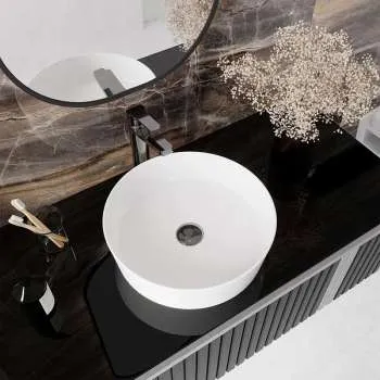 Loop lavabo white R40cm 