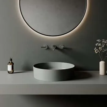 Loop lavabo Cool grey 45cm 