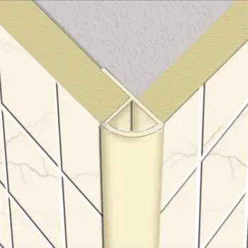 PVC lajsna za pločice JPL 10mm Bela 