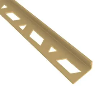 Alu lajsna ger ravni 12mm Mat zlato 