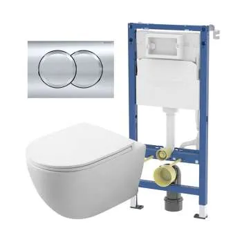 Geberit Latina set hrom sjaj tipka 