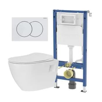 Geberit Terra set bela tipka 