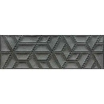 Paloma Geometric Anthracite 30x90cm 