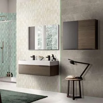 Ancona Ivory Geometric 20x60cm 