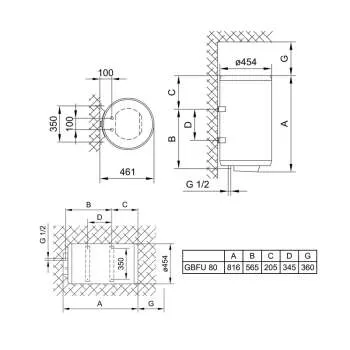 Gorenje bojler Simplicity 80l GBFU 