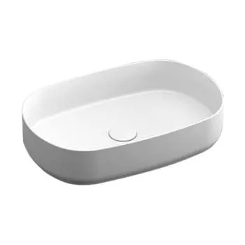 Infinity nadgradni lavabo 55cm matt white 