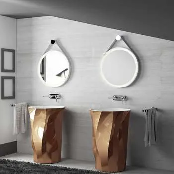 Ogledalo za kupatilo Marino R55cm white 