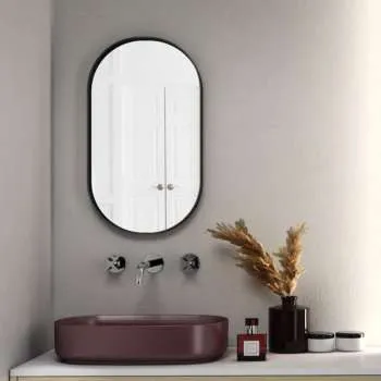 Ogledalo za kupatilo Puno 40x70cm black 