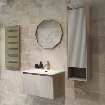 Ogledalo za kupatilo Modena Gold 79x75 