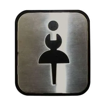 Metalna pločica Ženski WC 