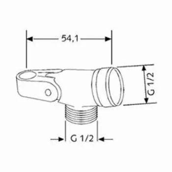 Standard adapter za kliznu šipku 