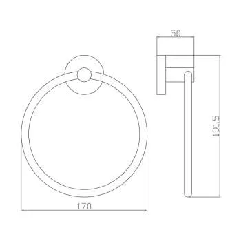 Držač peškira SE30191 O-Ring 