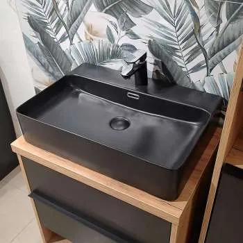 Kairo univerzalni lavabo mat crni 