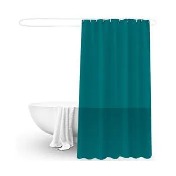 Zavesa za kupatilo tamno zelena 