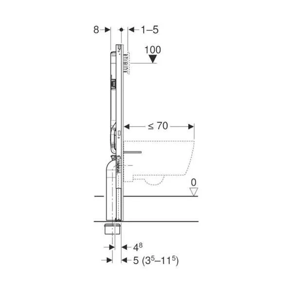 Geberit Duofix Sigma ugradni vodokotlić 111.796.00.2 