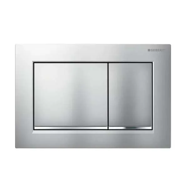 Geberit tipka Omega 30 2K mat hrom sjaj 