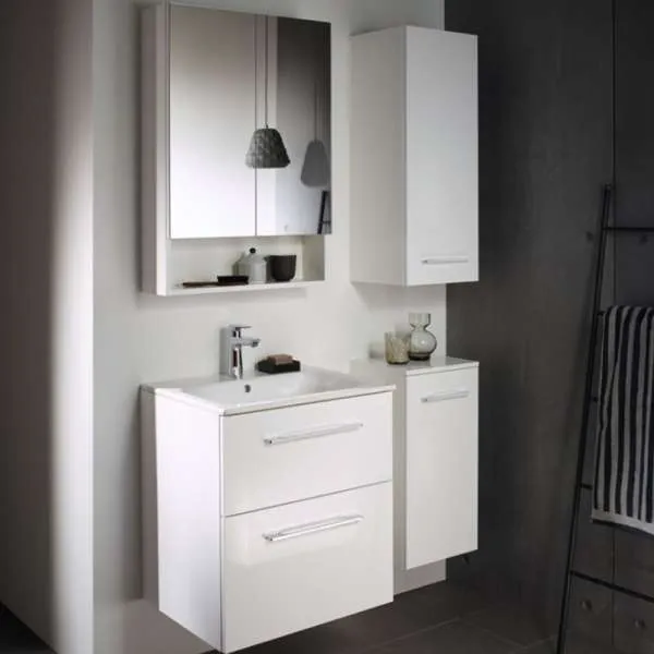 Selnova Square beli bočni ormarić 33cm 