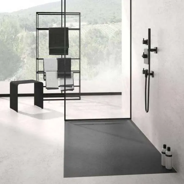 Sestra tuš kada 140x90 Grafit 