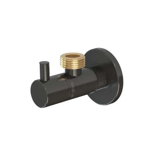 Deco ugaoni venti crni 1/2-3/8 