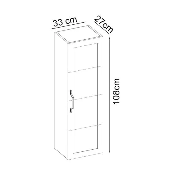 Mobelco vertikala 33cm 