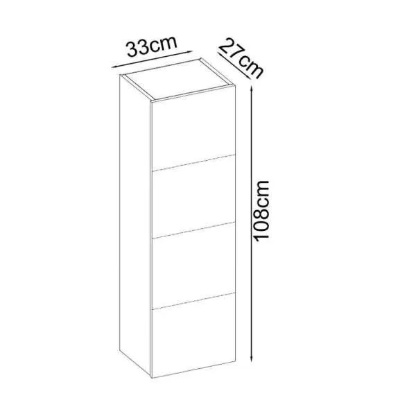 Maya vertikala White UD 33cm 