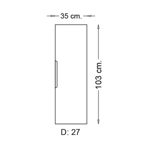 Armado konzolna vertikala 35cm 