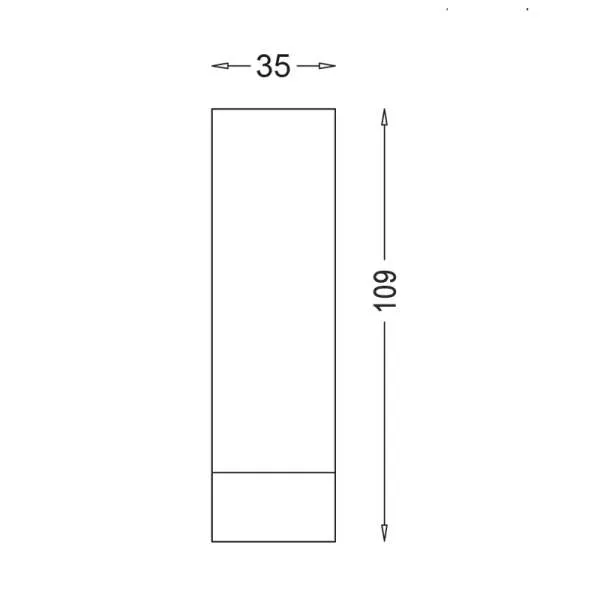 Rigo Lisabon mala vertikala za kupatilo 35cm 