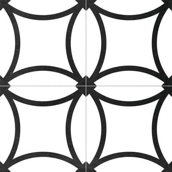 Compass Black 45x45cm 